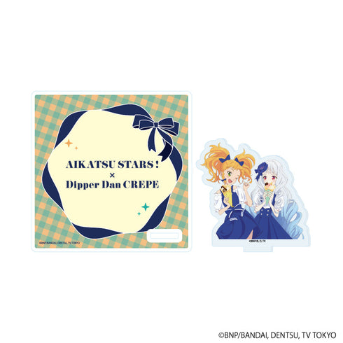 『アイカツスターズ!』アクリルコースタースタンド02/ゆず&リリィ(描き下ろしイラスト)